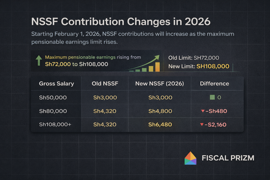 NSSF Contribution Changes in Kenya 2026